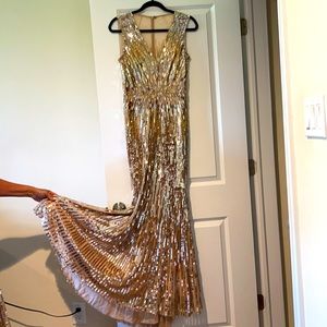 Jenny Packham evening gown size 6.